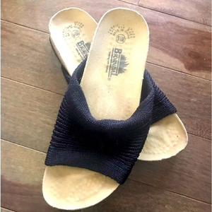 NWOT Bjorndal Balmoral Black Sandal‎ 9.5M